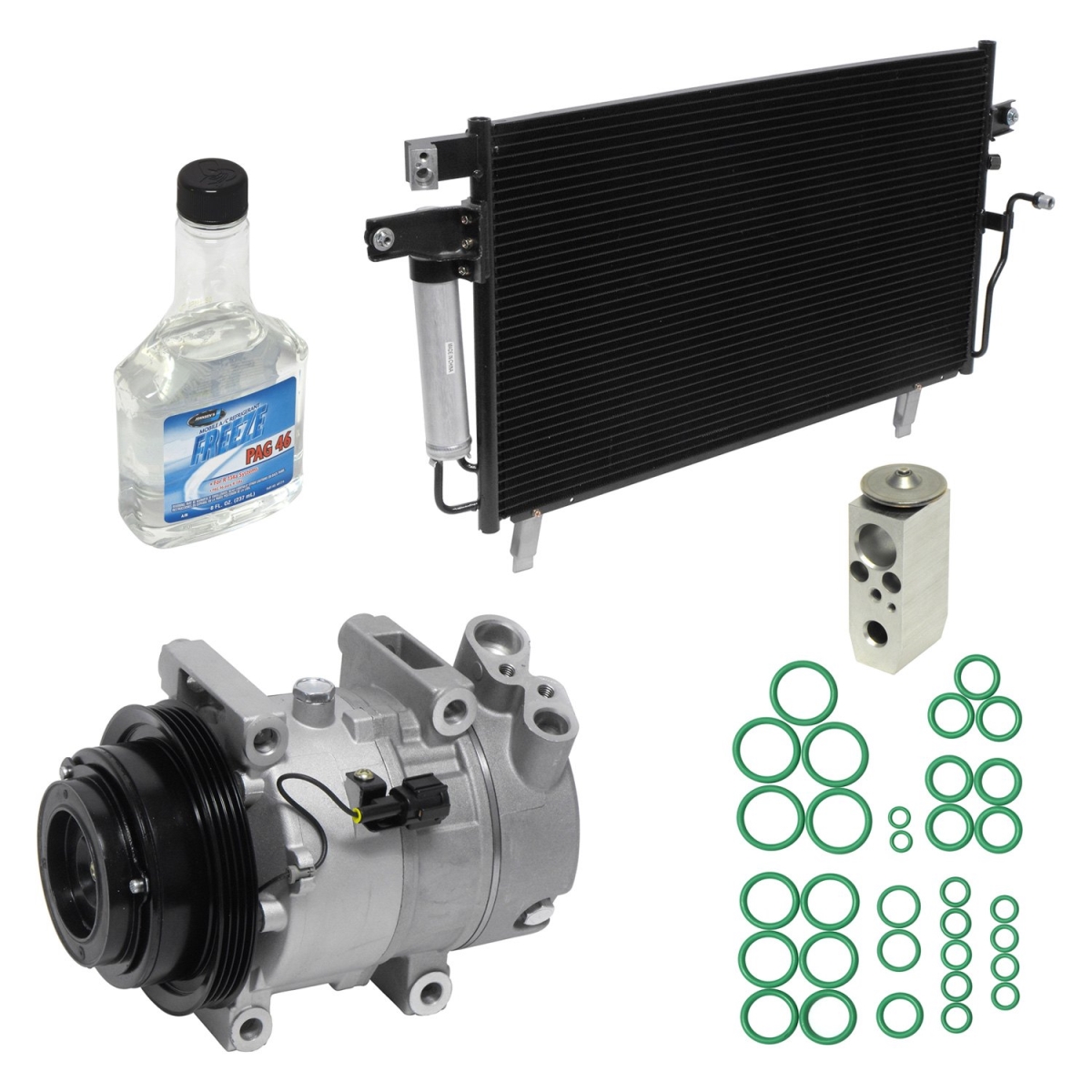 KT1846A Air Conditioners Compressor & Component Kit for 2002-2004 Nissan Pathfinder
