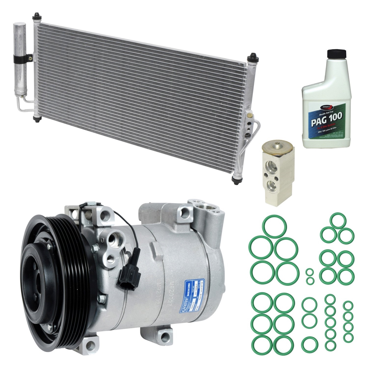 KT1929A Air Conditioners Compressor & Component Kit for 2001-2002 Nissan Sentra