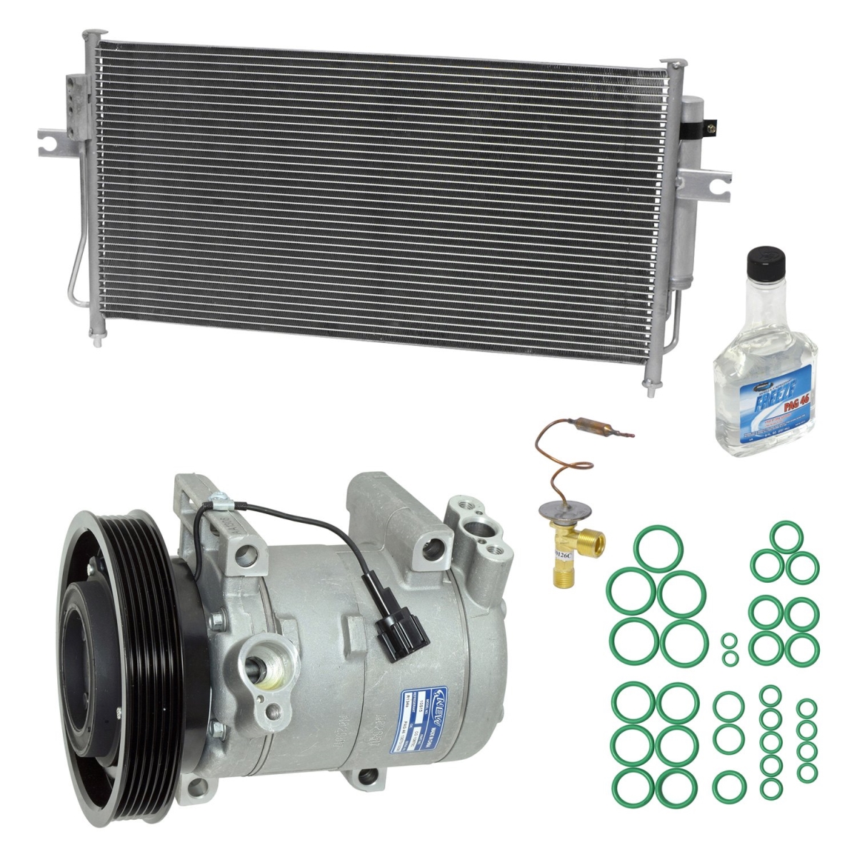 KT2050A Air Conditioners Compressor & Component Kit for 2003-2004 Nissan Frontier