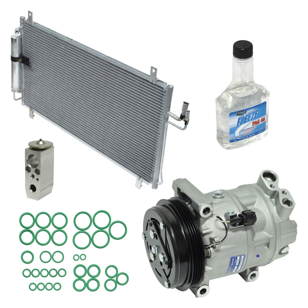 KT2219A Air Conditioners Compressor & Component Kit for 2005 Nissan 350Z
