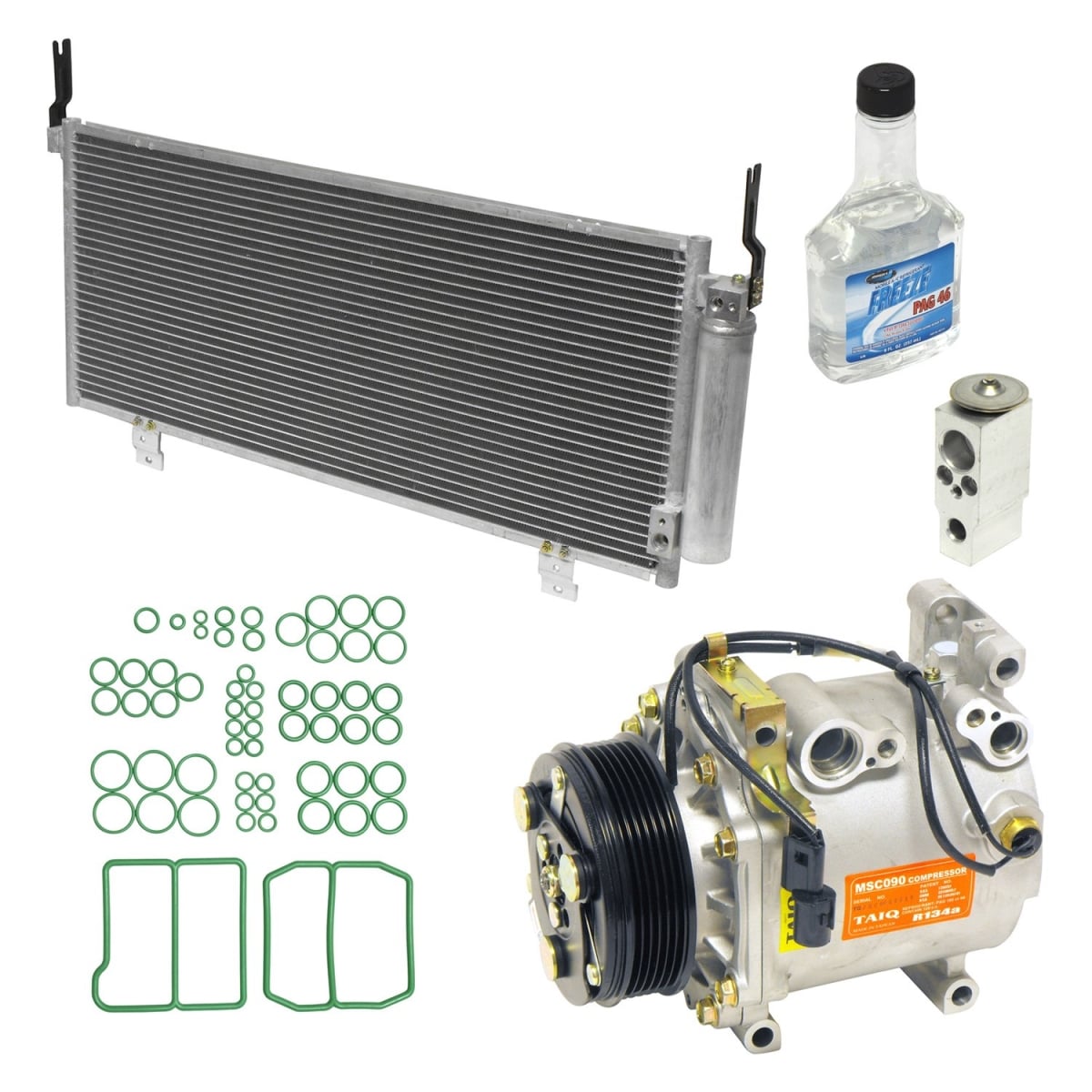 KT1444A Air Conditioners Compressor & Component Kit for 2006-2012 Mitsubishi Eclipse