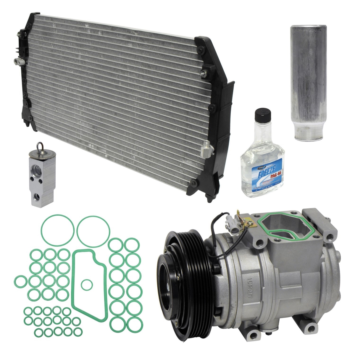 KT1002A Air Conditioners Compressor & Component Kit for 2002-2003 Toyota Camry