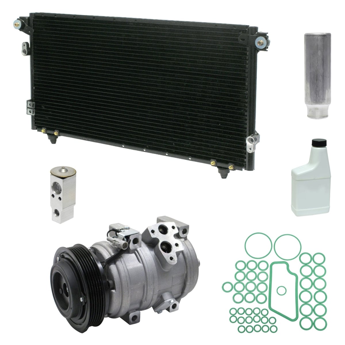 KT1053A Air Conditioners Compressor & Component Kit for 2005-2006 Toyota Tundra