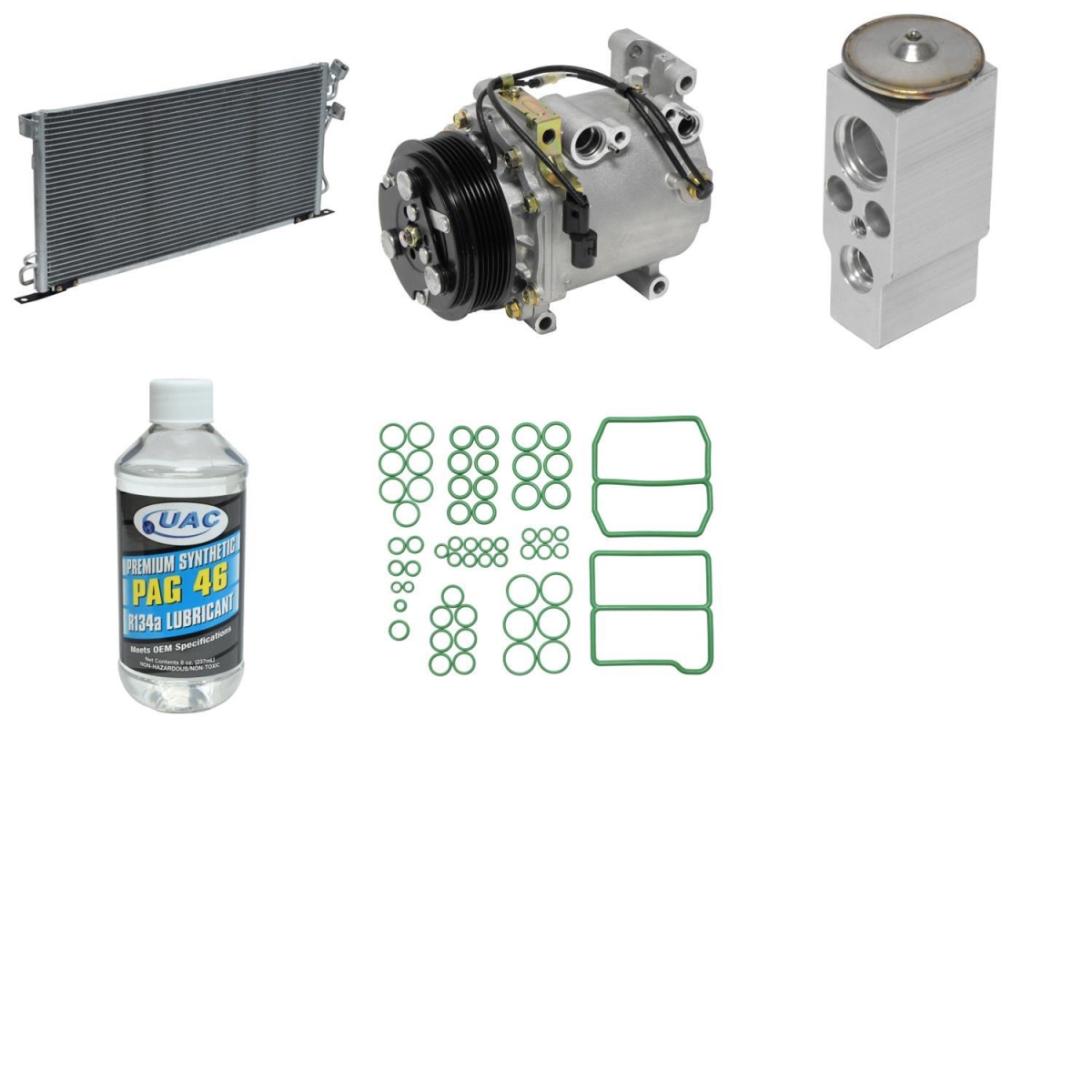 KT2237A Compressor & Component Kit for 2003 Mitsubishi Lancer Evolution
