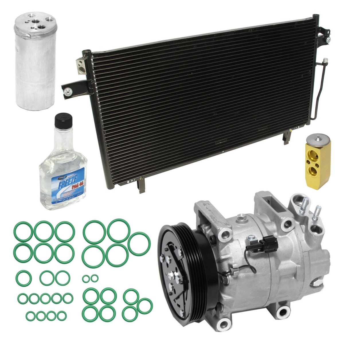 KT1850A Air Conditioners Compressor & Component Kit for 1998-2000 Infiniti QX4