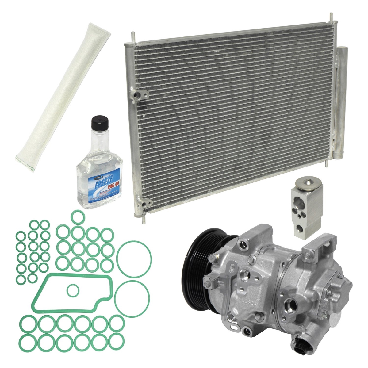 KT2204A Air Conditioners Compressor & Component Kit for 2008-2009 Scion XB