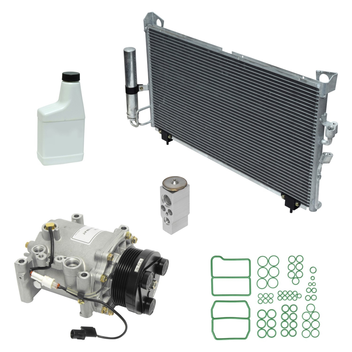 KT1054A Air Conditioners Compressor & Component Kit for 2005-2006 Mitsubishi Outlander