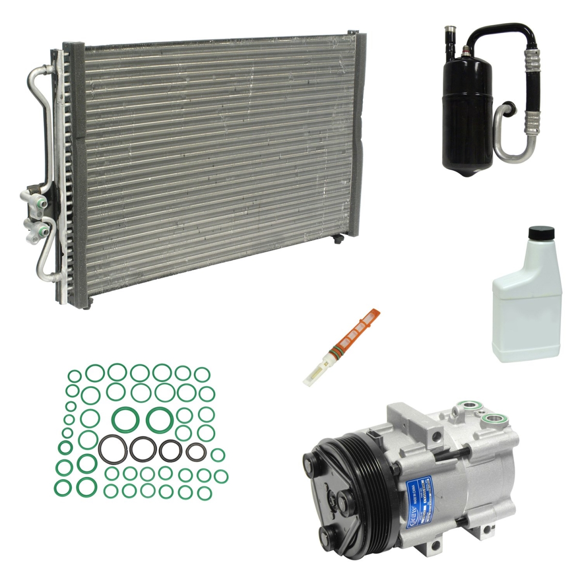 KT1521B Air Conditioners Compressor & Component Kit for 2003-2004 Ford Escape