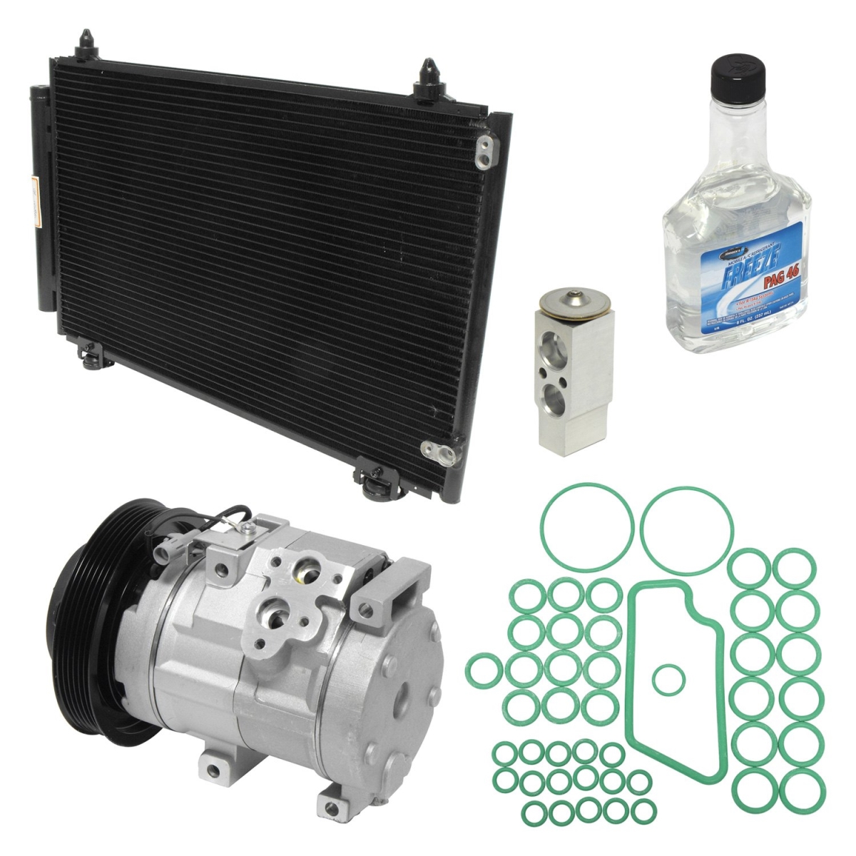 KT3993B Air Conditioners Compressor & Component Kit for 2007-2008 Toyota Matrix