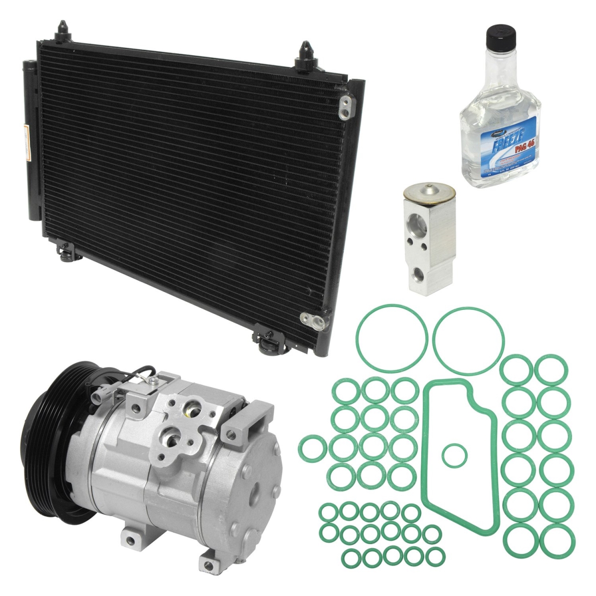 KT3994B Air Conditioners Compressor & Component Kit for 2005-2008 Toyota Matrix