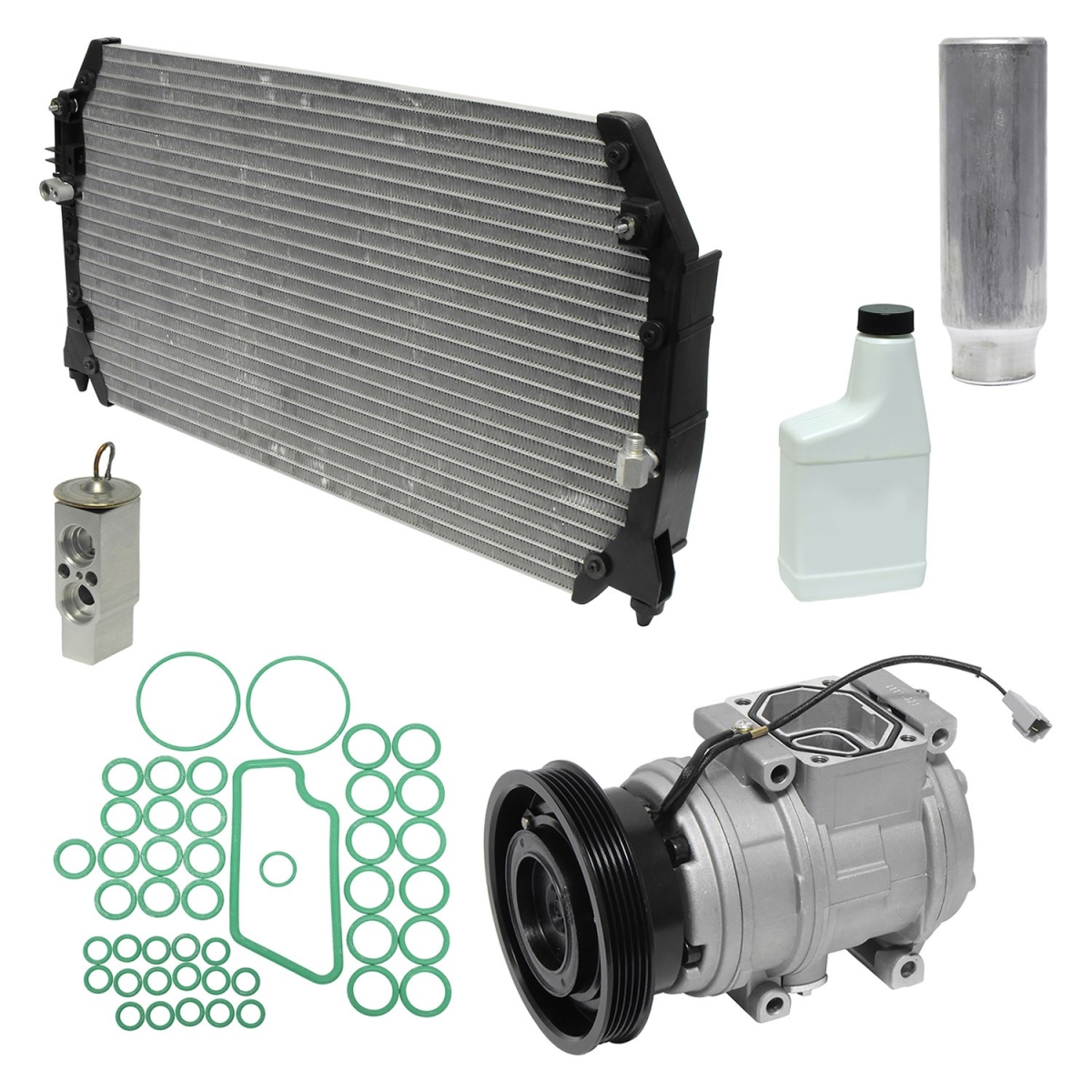 KT1027A Air Conditioners Compressor & Component Kit for 1999-2001 Toyota Solara SE