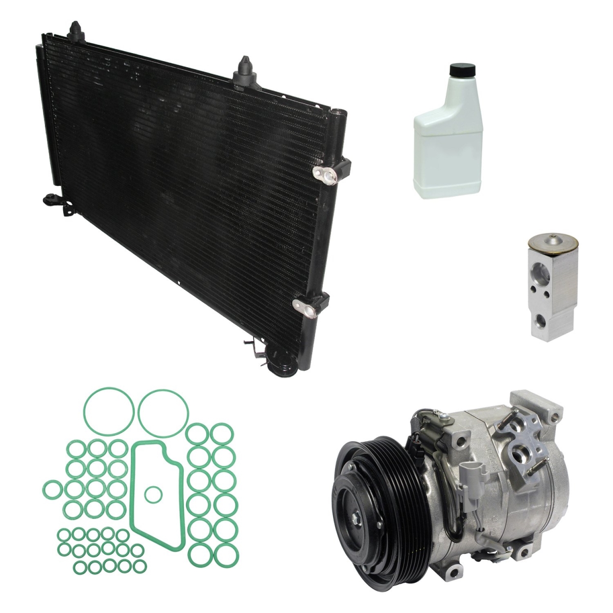 KT1046A Air Conditioners Compressor & Component Kit for 2005-2006 Toyota Camry