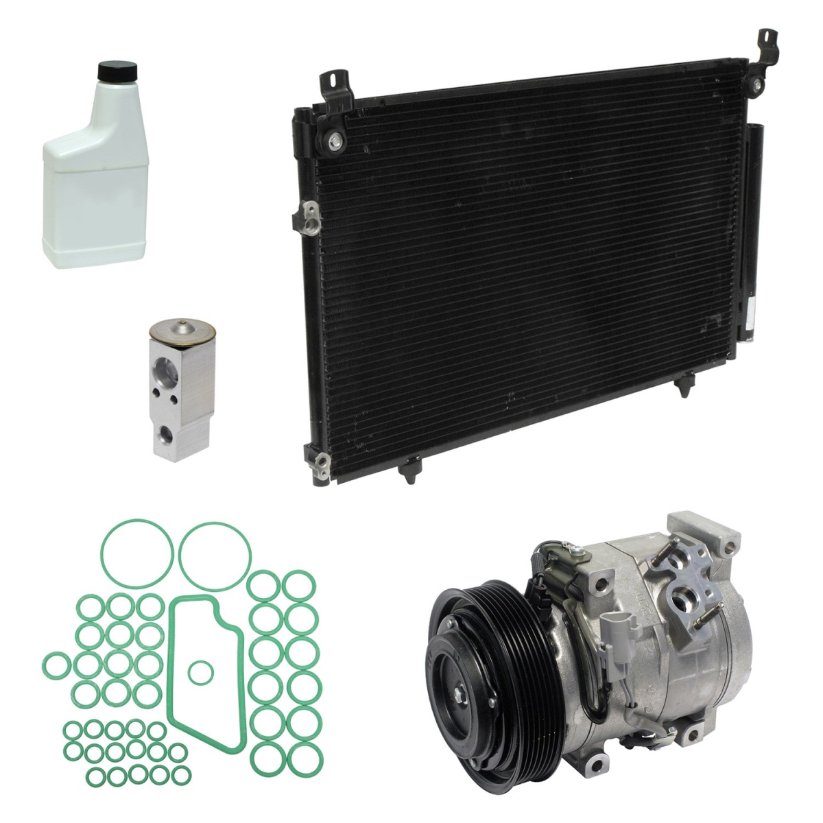 KT1046B Air Conditioners Compressor & Component Kit for 2004-2005 Toyota Highlander