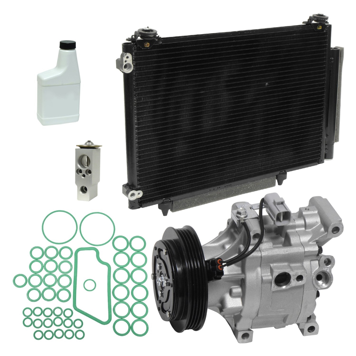 KT1063B Air Conditioners Compressor & Component Kit for 2003-2005 Toyota Echo Base