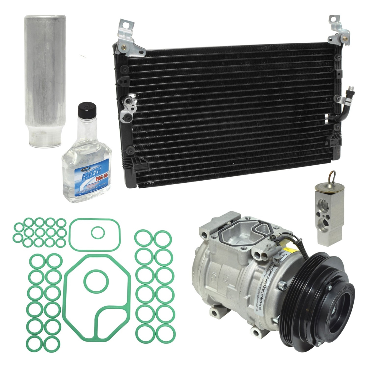 KT1688A Air Conditioners Compressor & Component Kit for 1995-1997 Toyota Tacoma