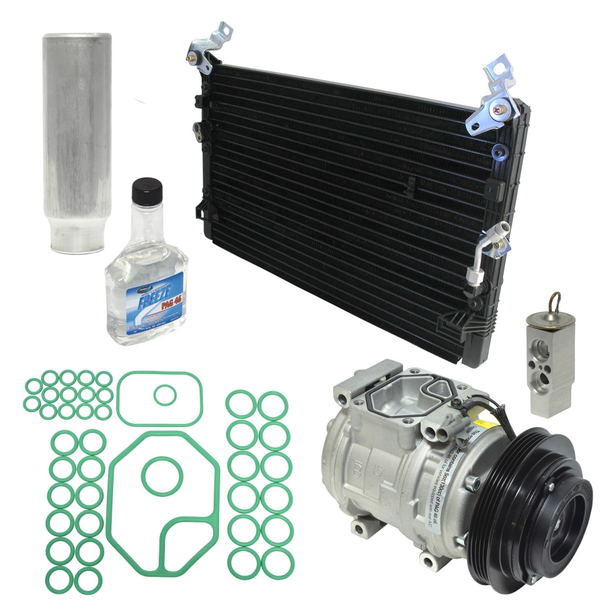 KT1688B Air Conditioners Compressor & Component Kit for 1998-2004 Toyota Tacoma