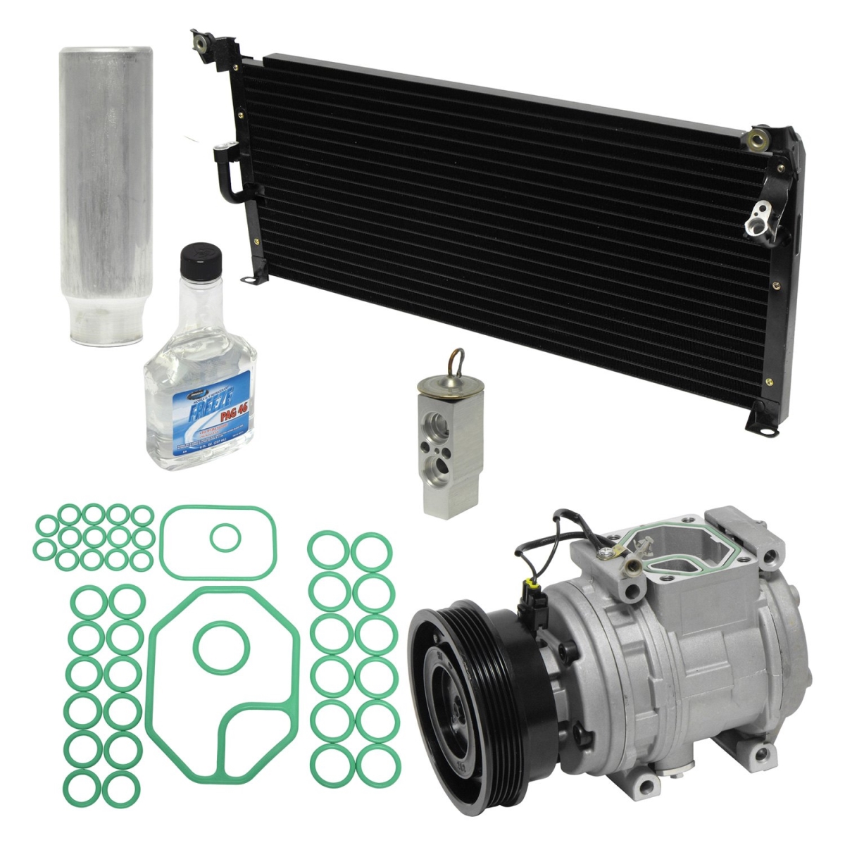 KT1727A Air Conditioners Compressor & Component Kit for 1998 Toyota RAV4