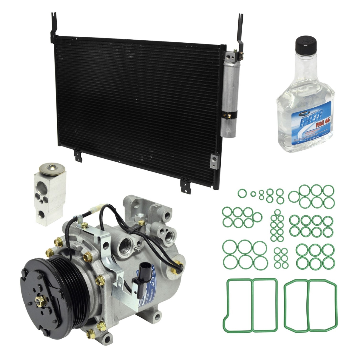 KT1442B Air Conditioners Compressor & Component Kit for 2004 Mitsubishi Endeavor