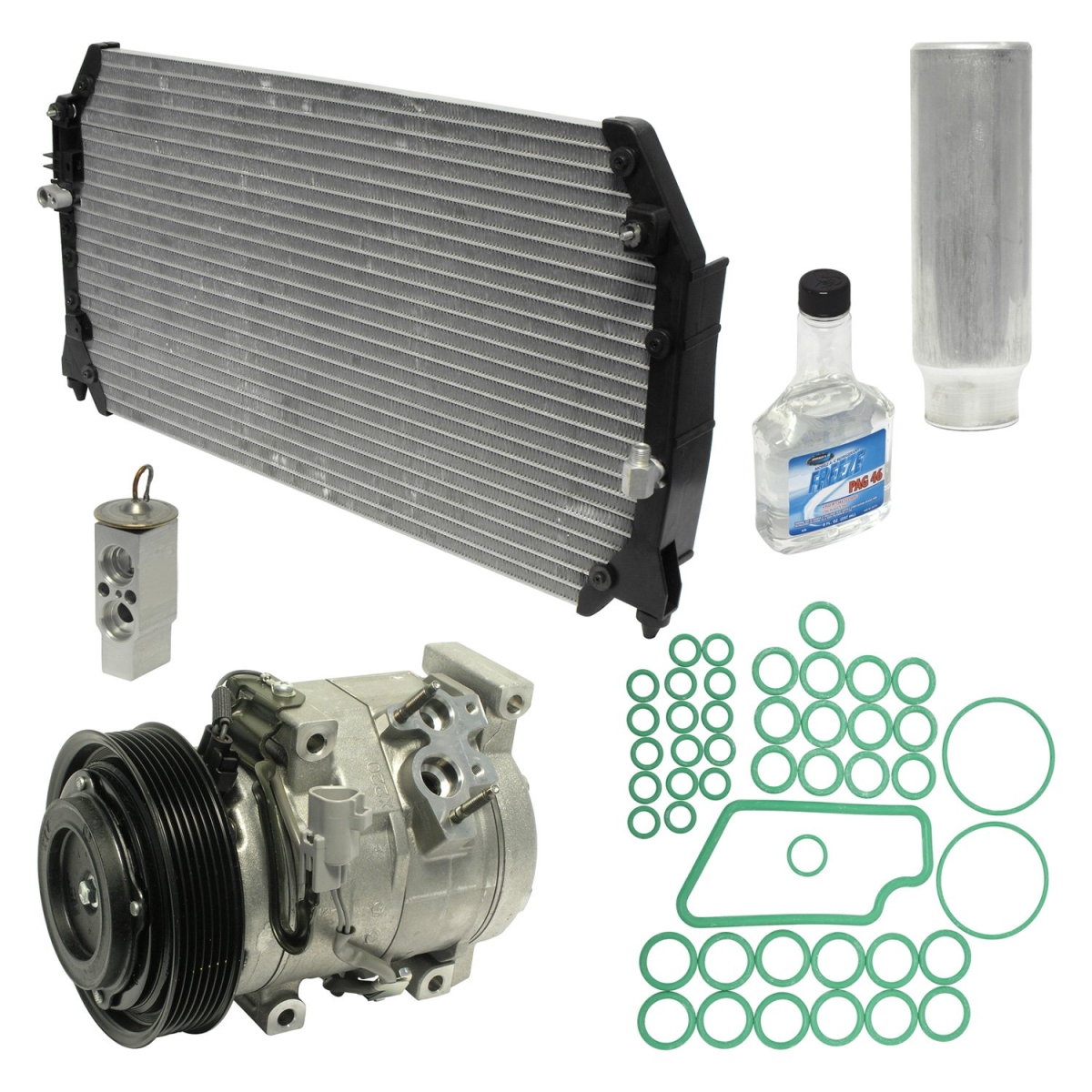 KT1975A Air Conditioners Compressor & Component Kit for 2002-2003 Toyota Solara SE