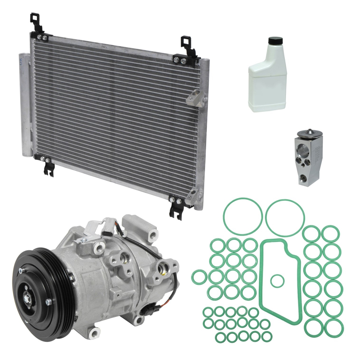KT2194A Air Conditioners Compressor & Component Kit for 2007-2012 Toyota Yaris