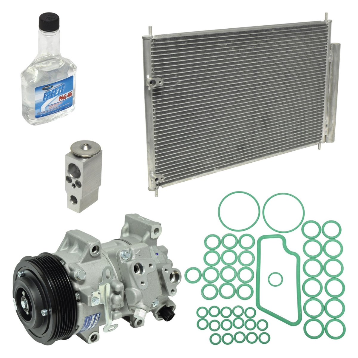 KT2880A Air Conditioners Compressor & Component Kit for 2010 Toyota Corolla