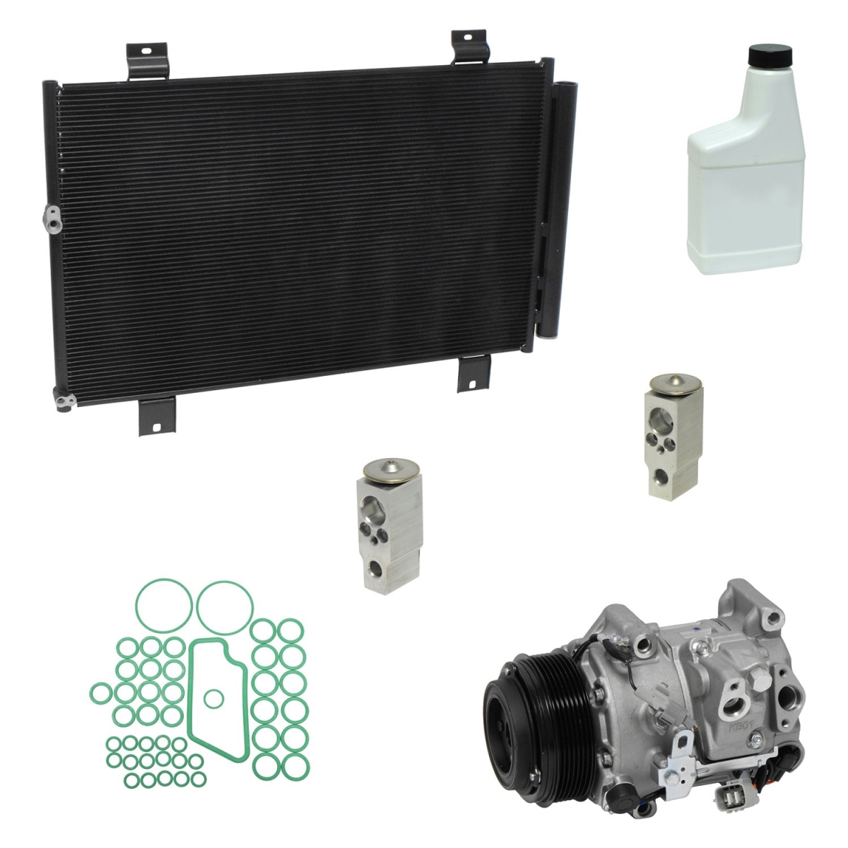 KT2938A Air Conditioners Compressor & Component Kit for 2008-2010 Toyota Highlander