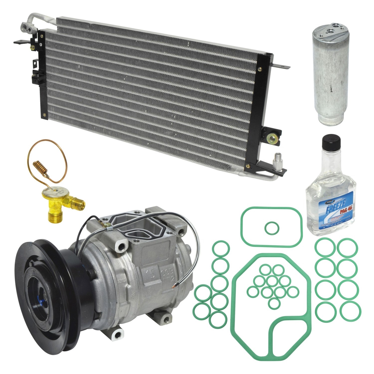 KT3738A Air Conditioners Compressor & Component Kit for 1989-1990 Toyota Pickup