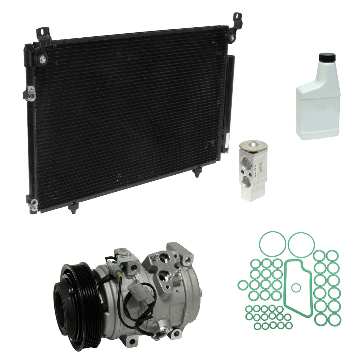KT1177D Air Conditioners Compressor & Component Kit for 2004 Toyota Highlander