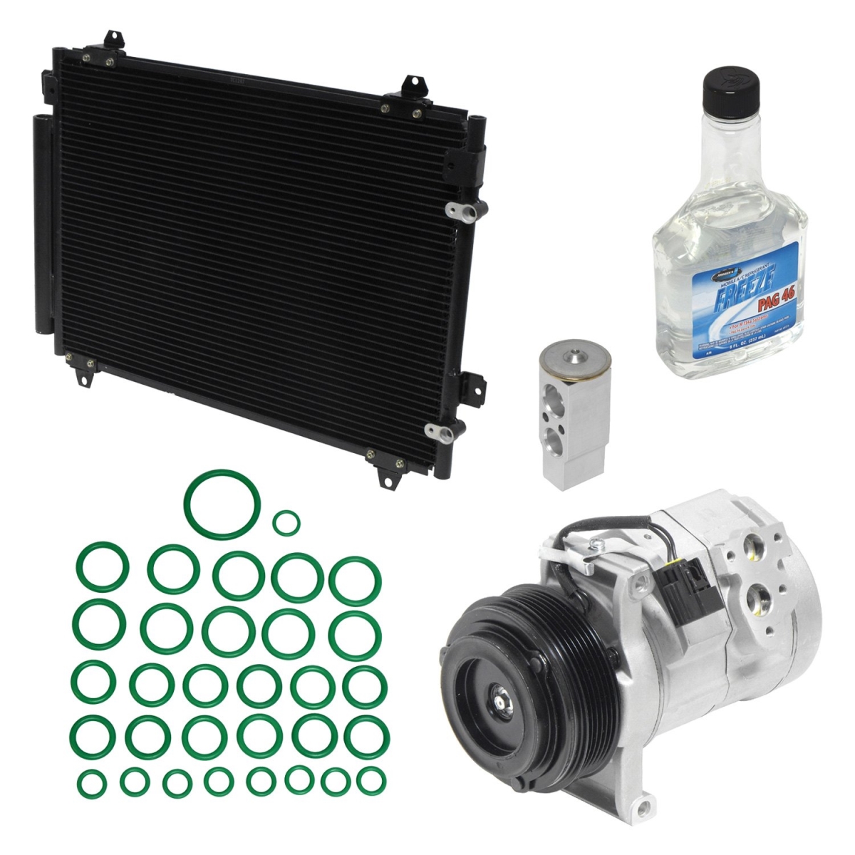 KT3772A Air Conditioners Compressor & Component Kit for 2004-2007 Cadillac CTS
