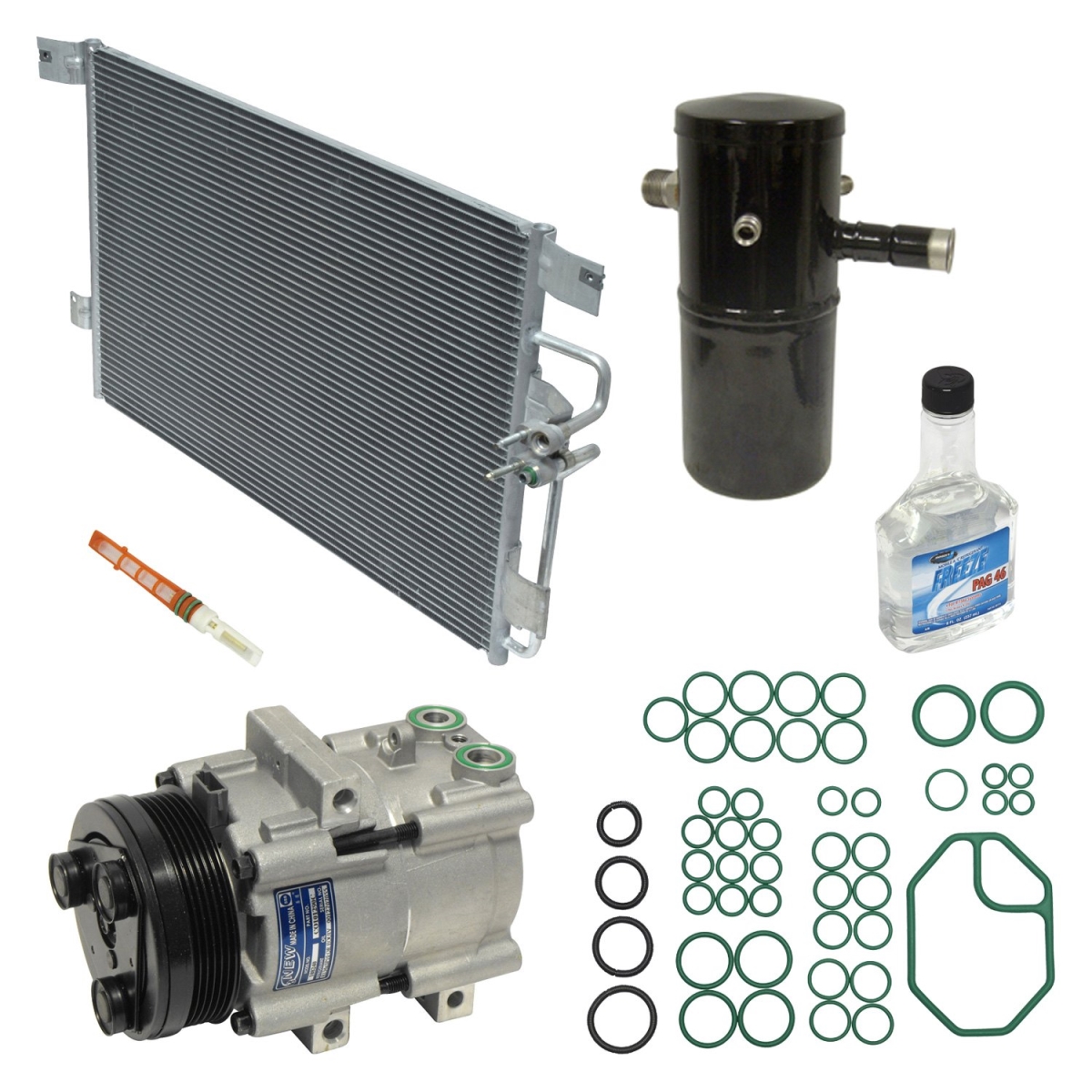 KT1400A Air Conditioners Compressor & Component Kit for 1998-2002 Ford Crown Victoria
