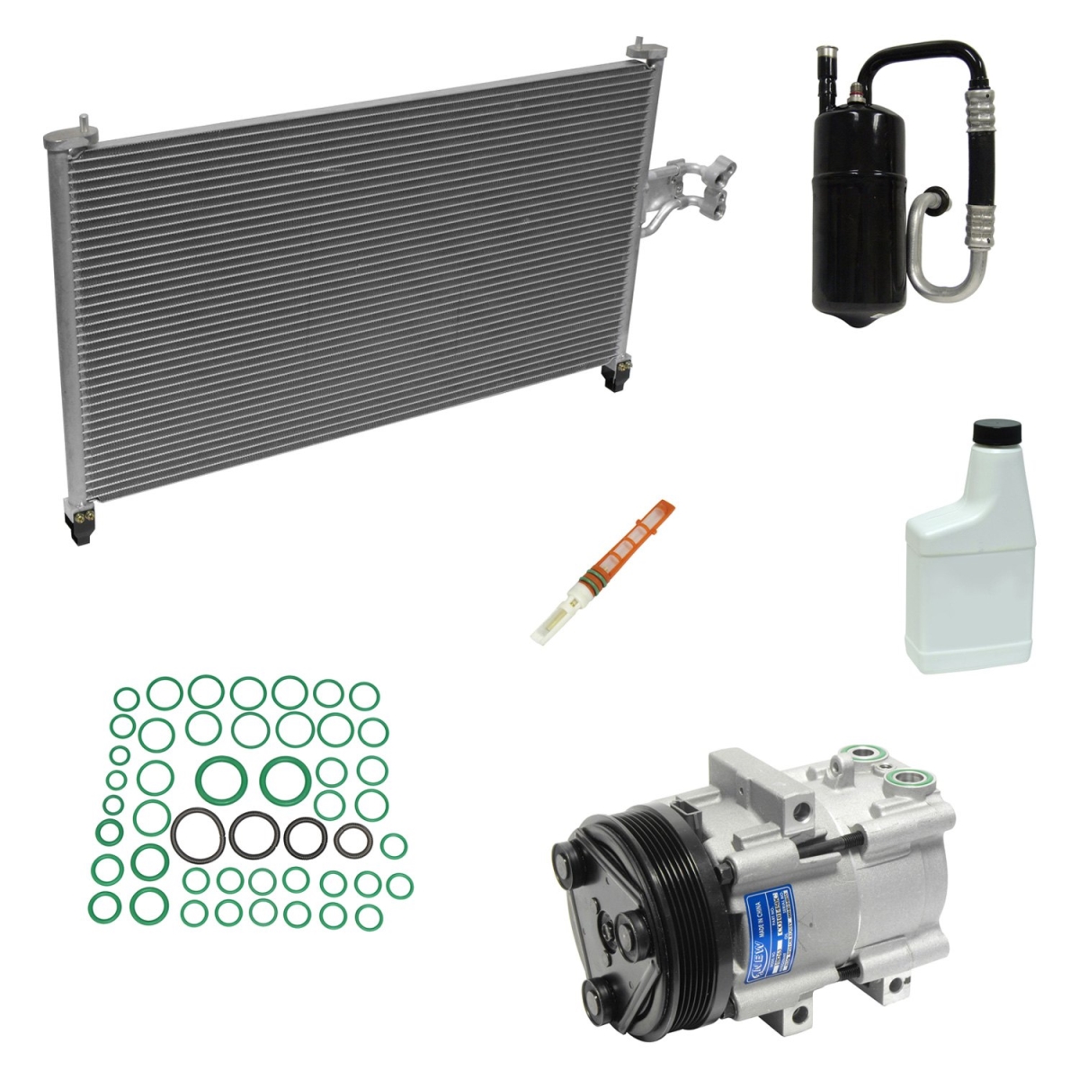 KT1521A Air Conditioners Compressor & Component Kit for 2005 Ford Escape
