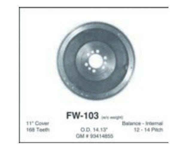 FW-103 Clutch Flywheel for 1978-1978 GMC G35