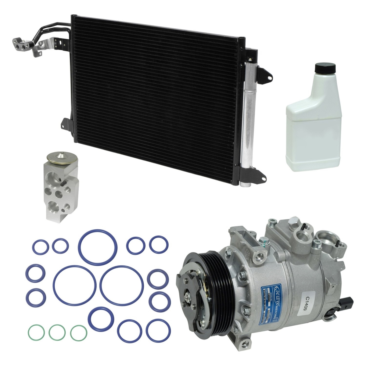 KT2900A Air Conditioners Compressor & Component Kit for 2012-2013 Volkswagen Golf R