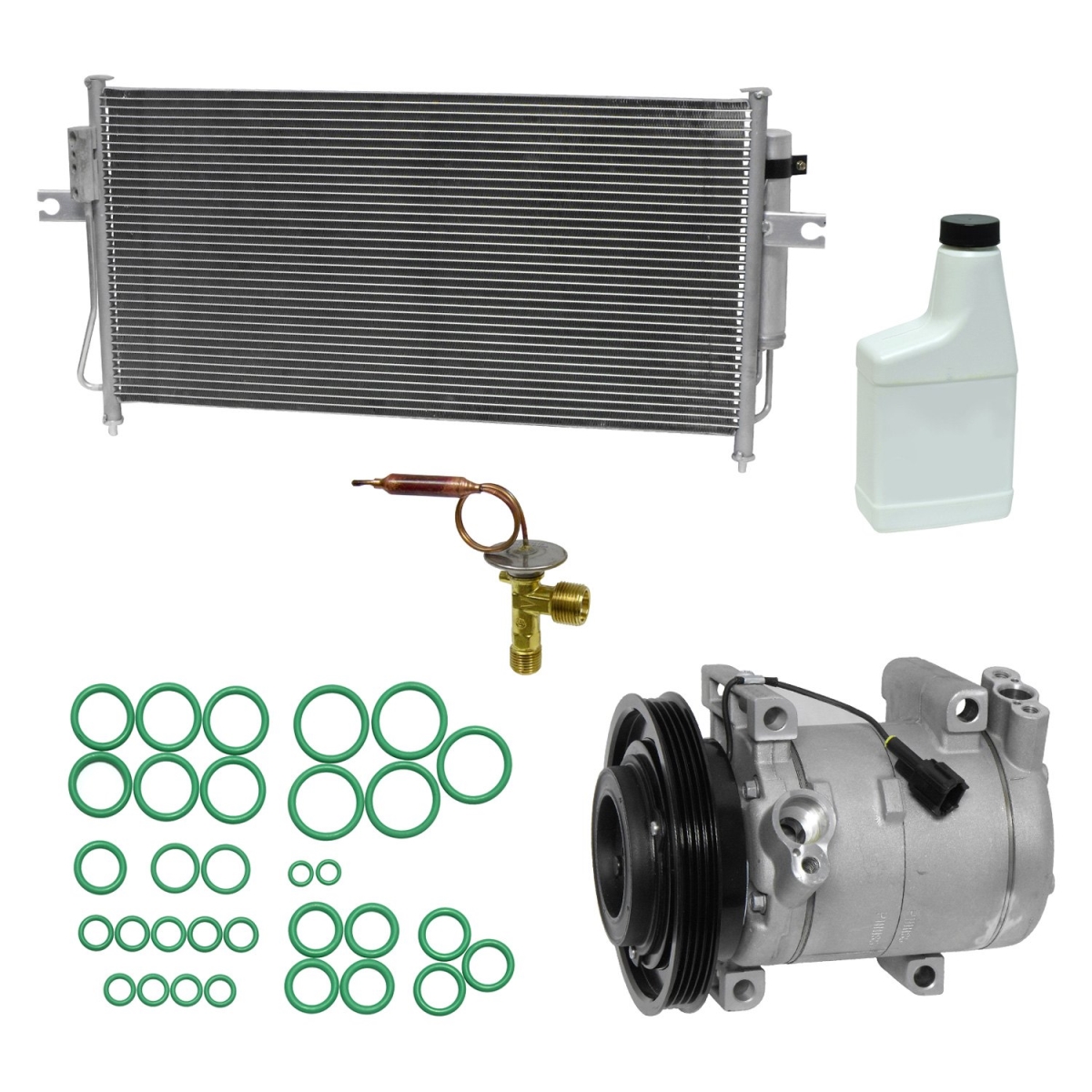 KT4876A Air Conditioners Compressor & Component Kit for 2003-2004 Nissan XTERRA