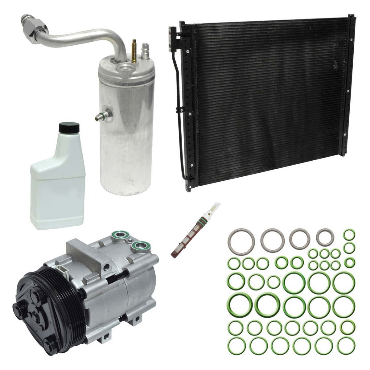 KT4115A Air Conditioners Compressor & Component Kit for 2004 Ford F-250 Super Duty