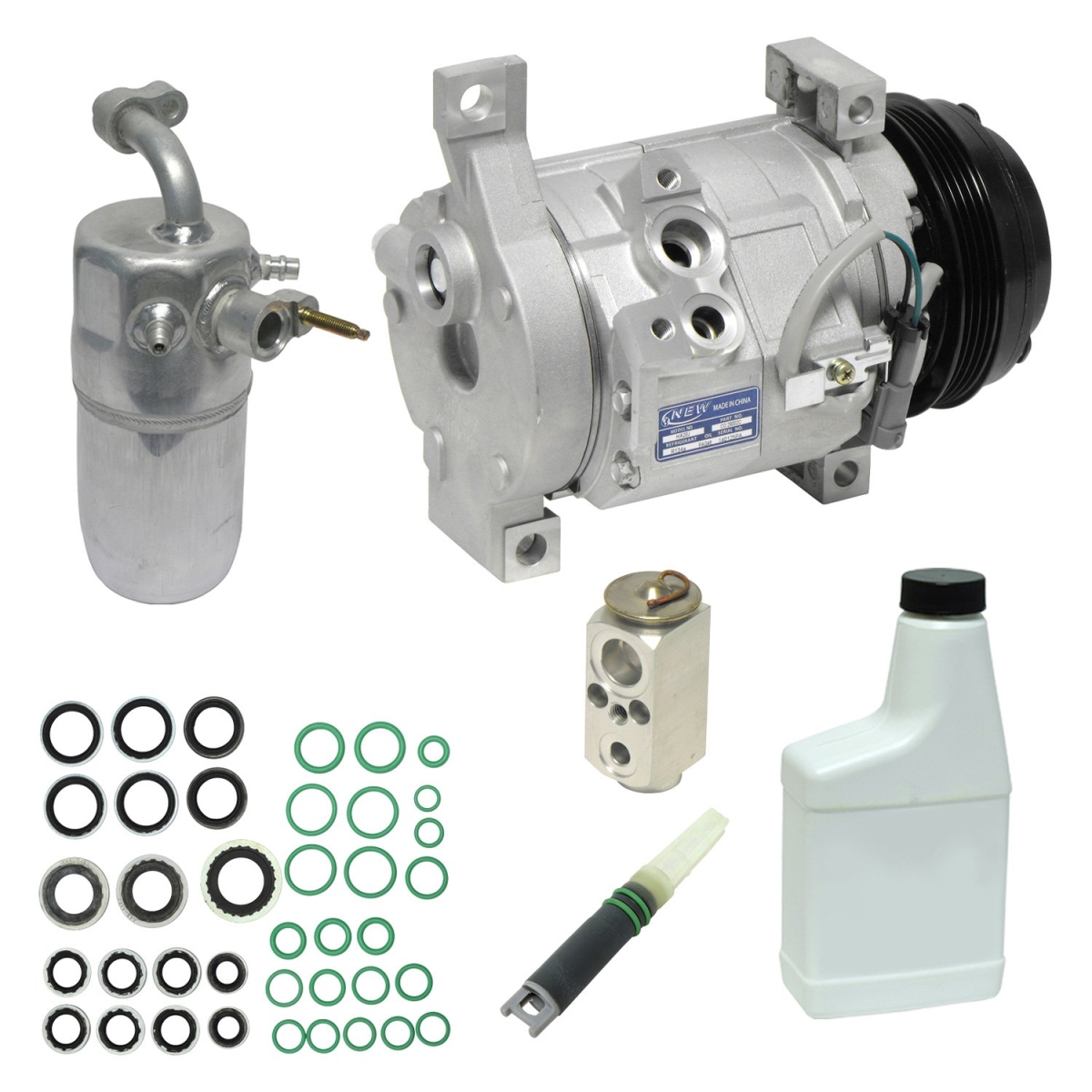KT4893 Air Conditioners Compressor & Component Kit for 2007-2008 Cadillac Escalade