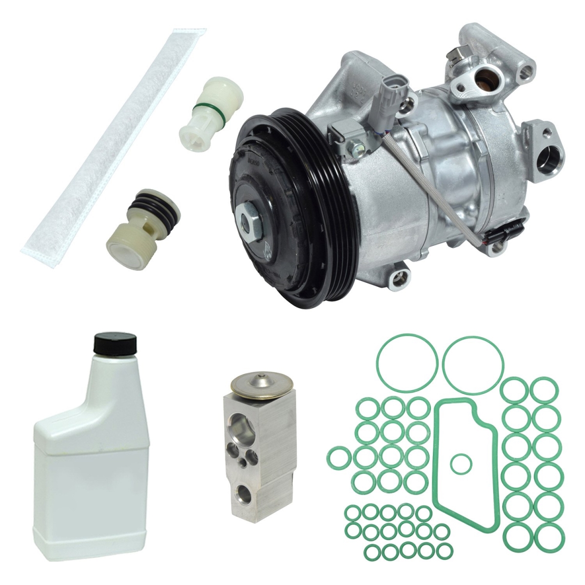 KT5002 Air Conditioners Compressor & Component Kit for 2013-2015 Toyota Yaris
