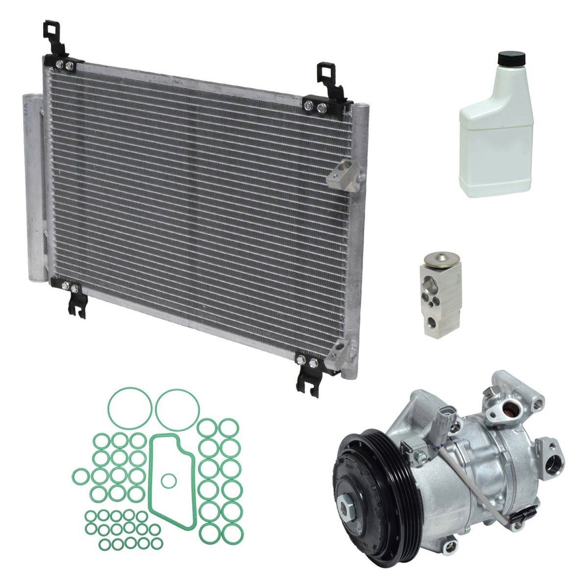 KT5002A Air Conditioners Compressor & Component Kit for 2013-2015 Toyota Yaris
