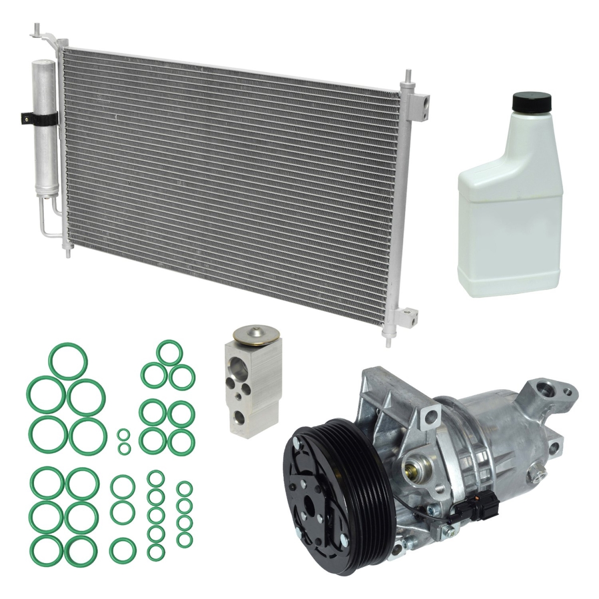 KT5004A Air Conditioners Compressor & Component Kit for 2012 Nissan Versa