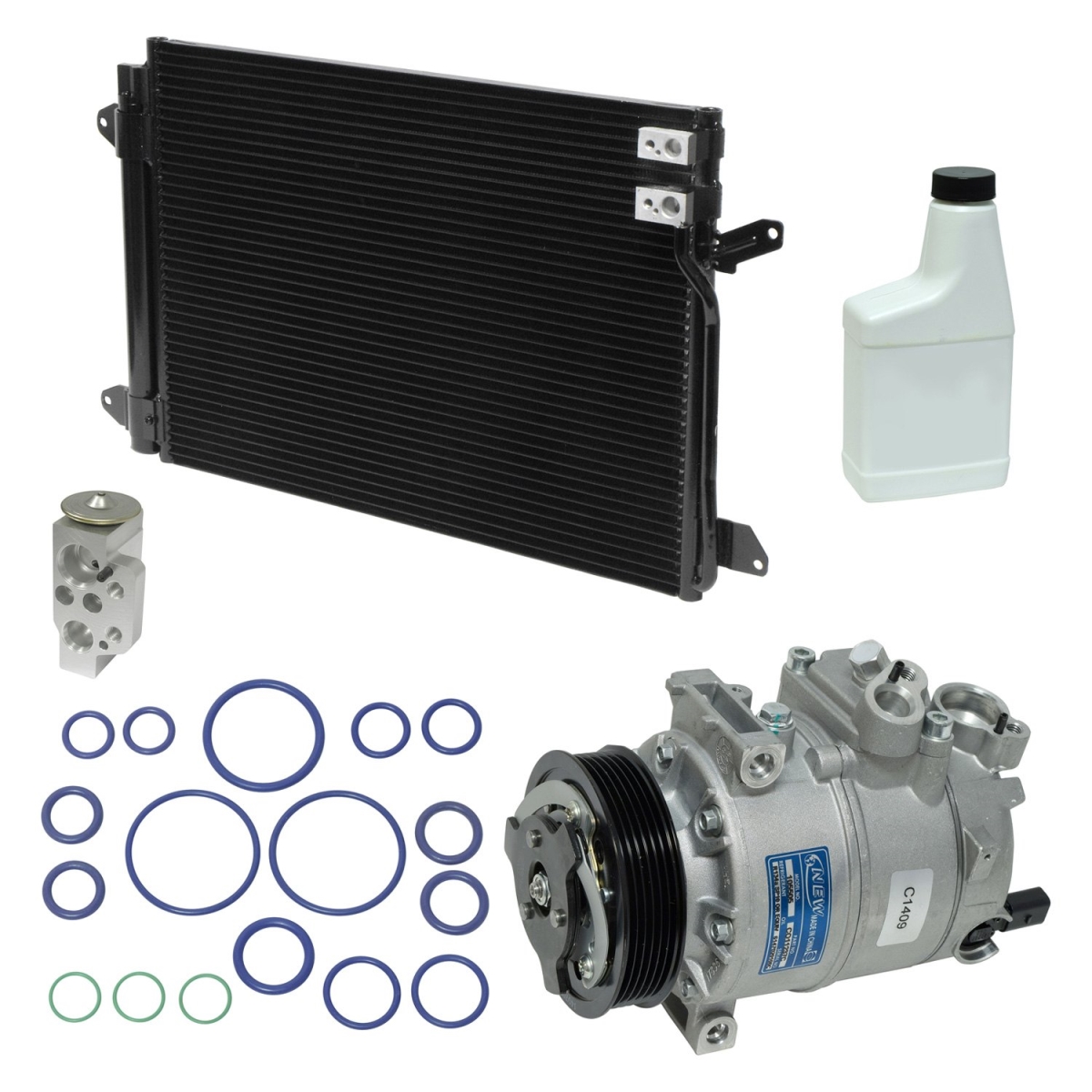 KT2900B Air Conditioners Compressor & Component Kit for 2014 Volkswagen Beetle