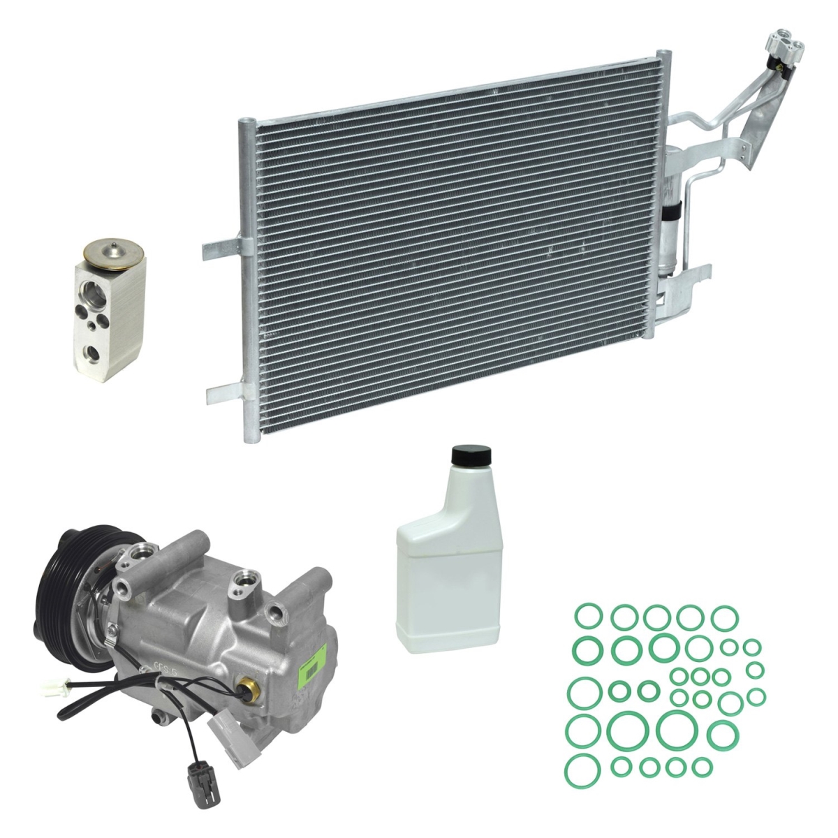 KT5274A Air Conditioners Compressor & Component Kit for 2007-2008 Mazda 3