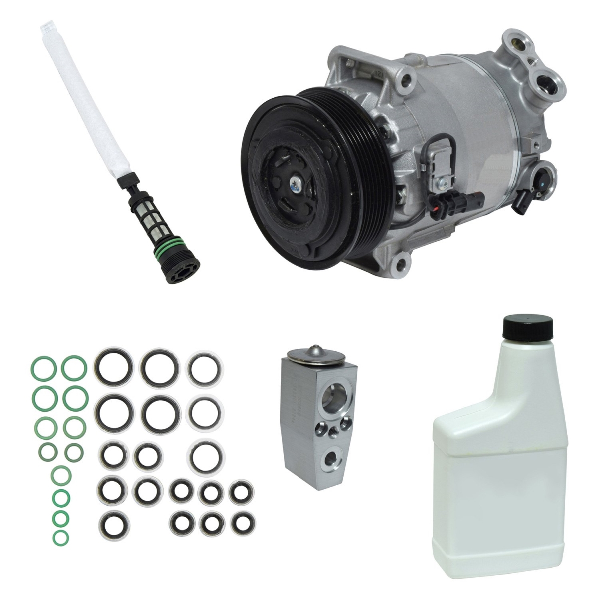 KT5282 Air Conditioners Compressor & Component Kit for 2012-2013 Buick Regal