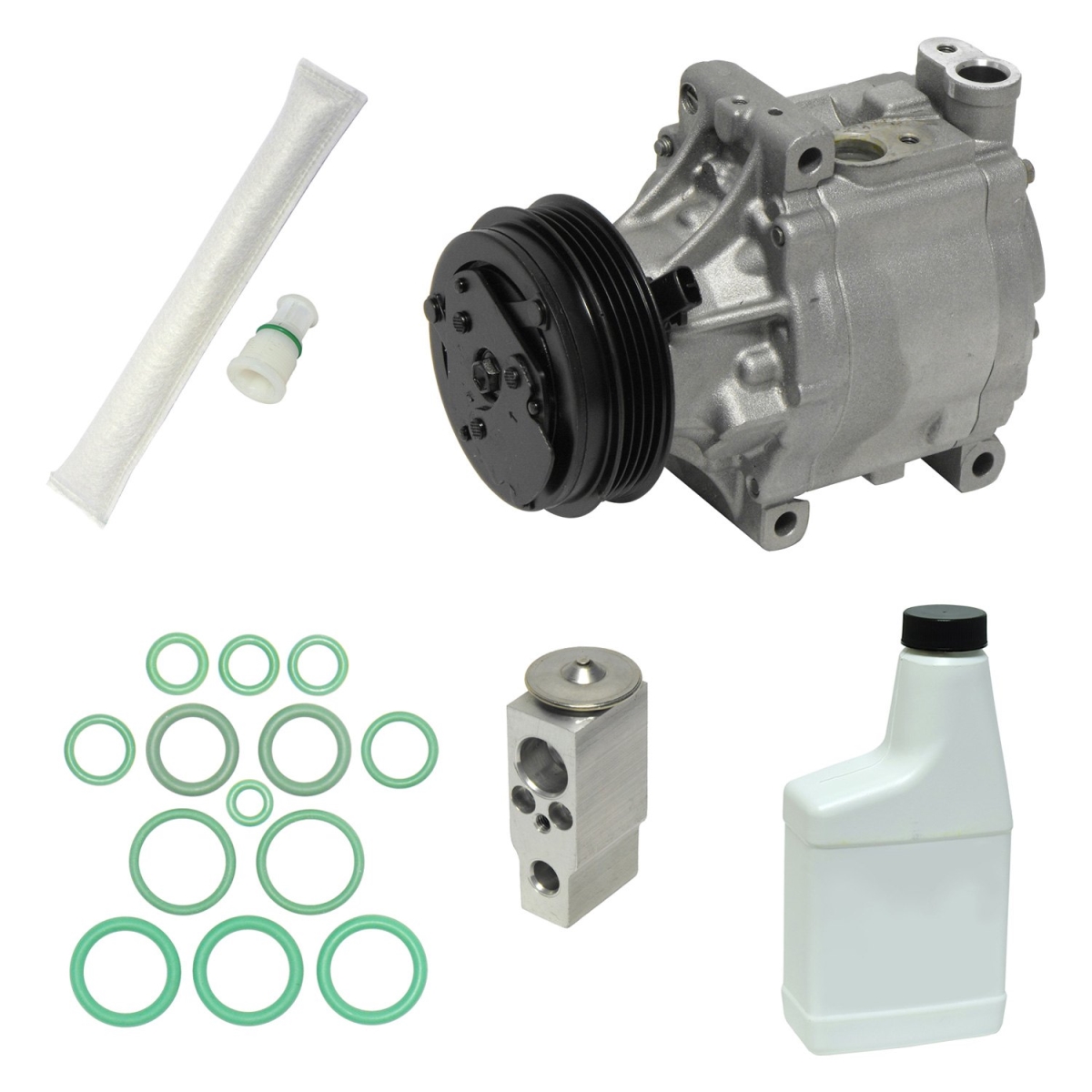 KT5220 Air Conditioners Compressor & Component Kit for 2006-2007 Subaru Legacy