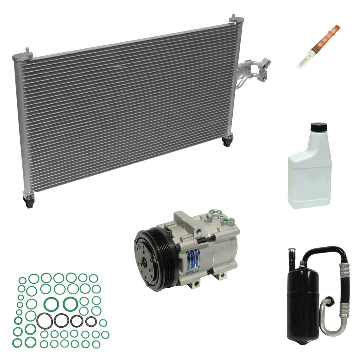 KT1610A Air Conditioners Compressor & Component Kit for 2005 Ford Escape