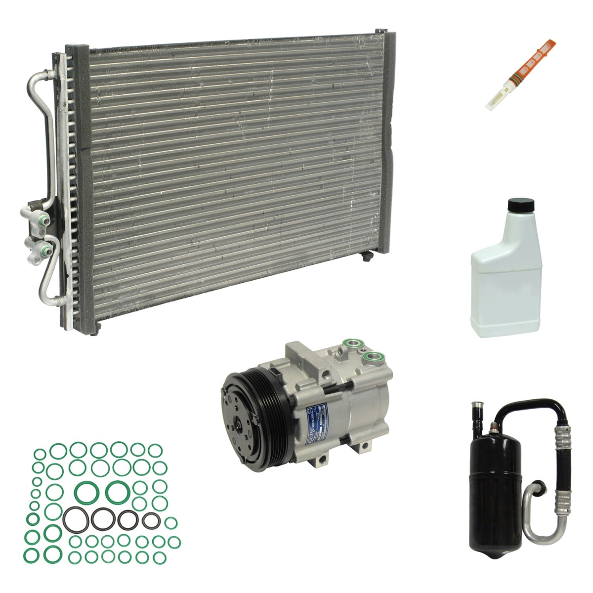 KT1610B Air Conditioners Compressor & Component Kit for 2003-2004 Ford Escape