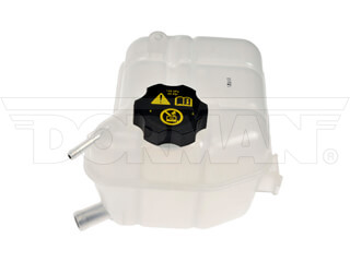 Dorman 603-385 Pressurized Coolant Reservoir for 2010-2017 Buick, 2010-2019 Cadillac & 2013-2019 Chevrolet - Black & Clear