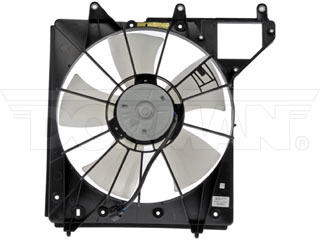 Dorman 620-277 Radiator Fan Assembly Without Controller for 2005-2012 Acura RL - Black & White