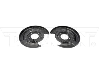 Dorman 924-373 Brake Dust Shield for 2004-2006 Lexus RX330, 2007-2009 Lexus RX350 & 2006-2008 Lexus RX400h - Black