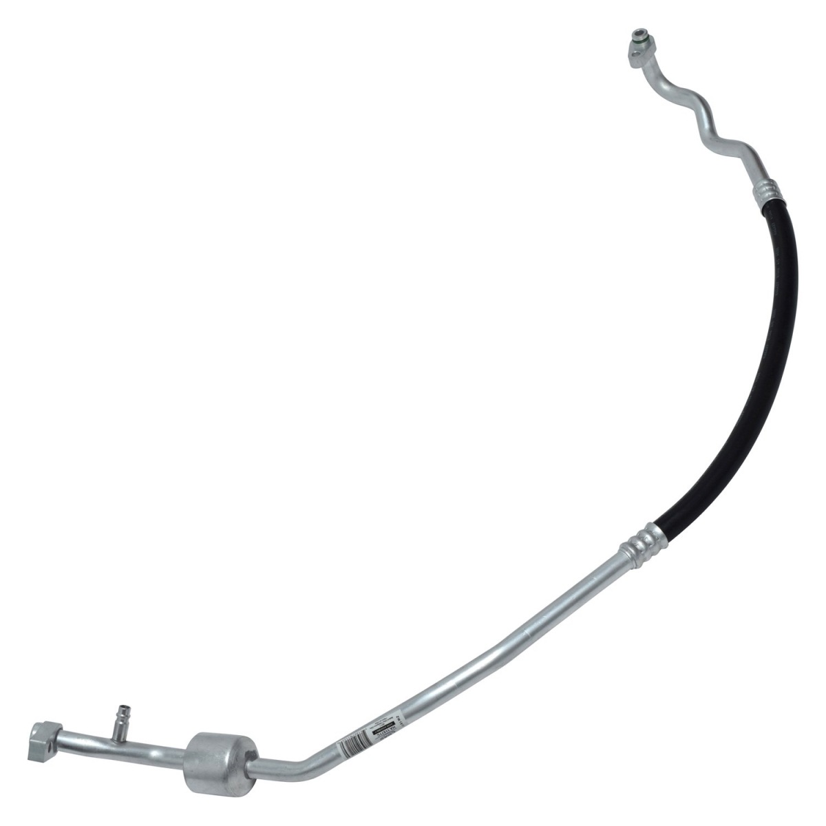 HA11577C Black & Natural Air Conditioners Suction Line Hose Assembly for 2016-2018 Ford Focus - Aluminum & Rubber