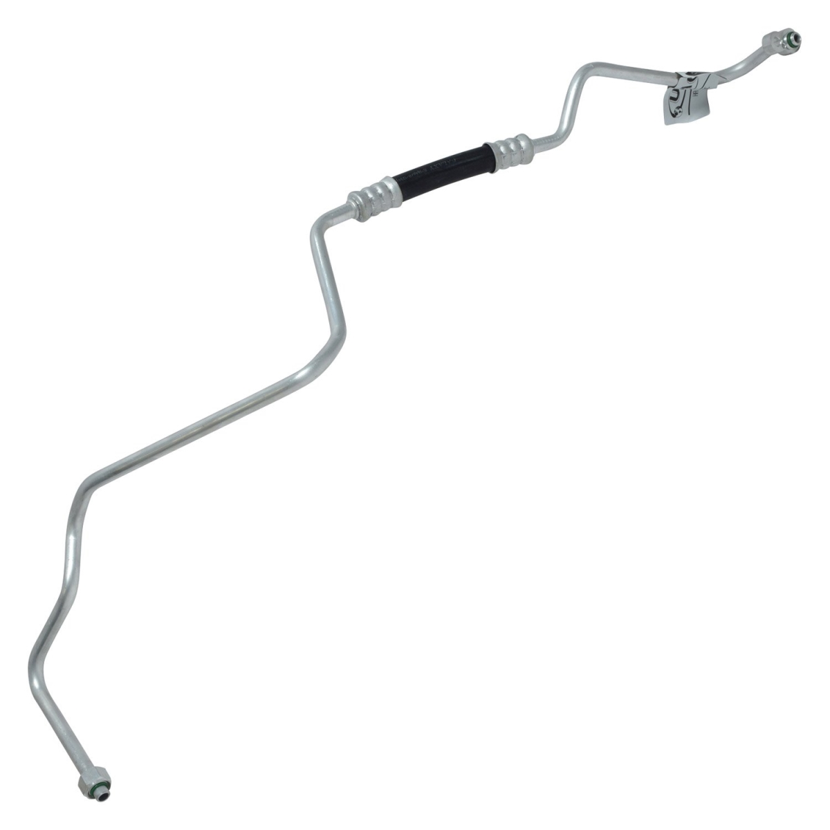 HA11588C Black & Natural Air Conditioning Discharge Hoses for 2002 Porsche 911 - Aluminum & Rubber